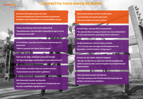 Dunavie jaarverslag 2017 Een prettig thuis maken we samen