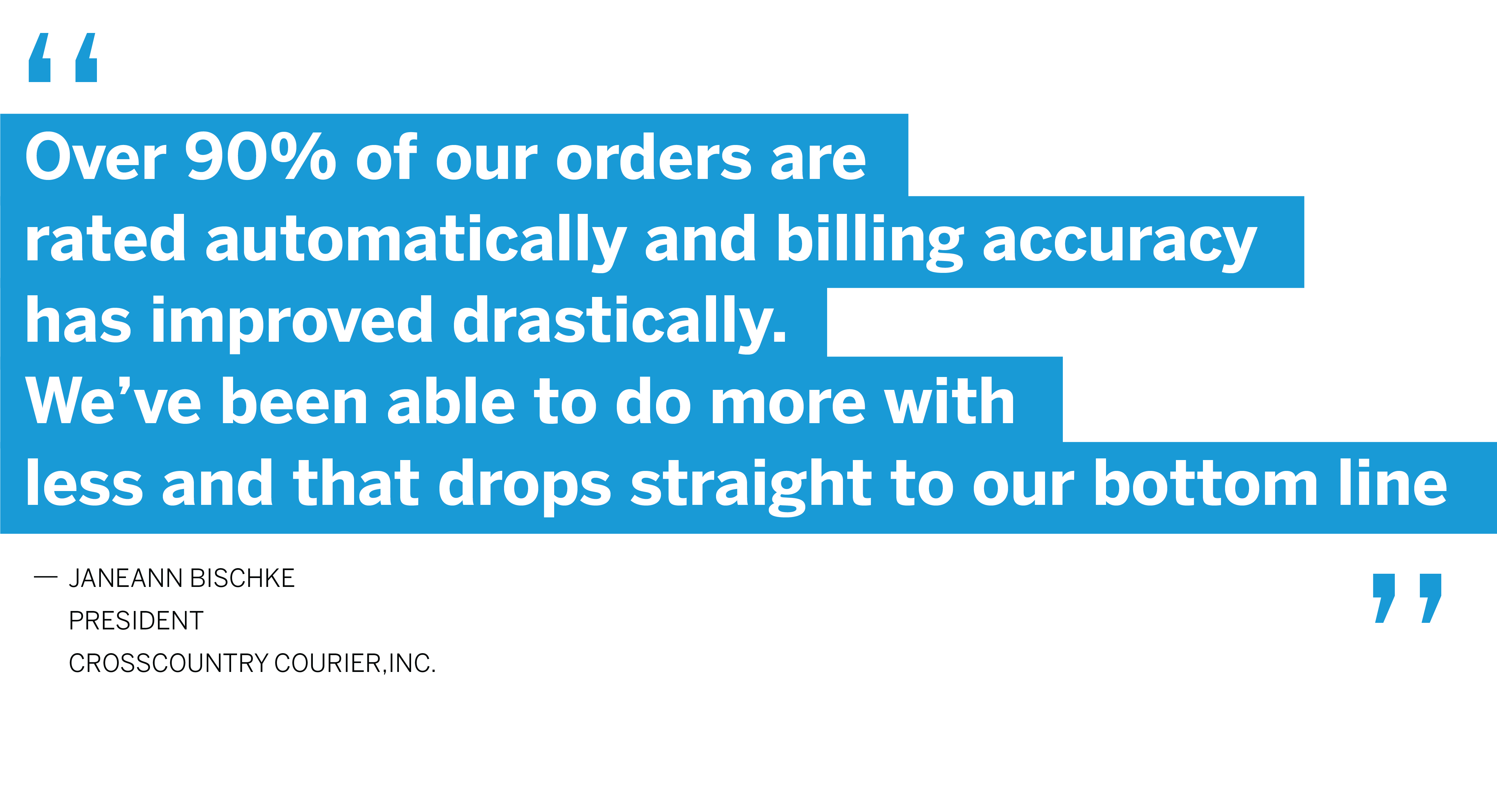 Crosscountry Courier Quote for TruckMate