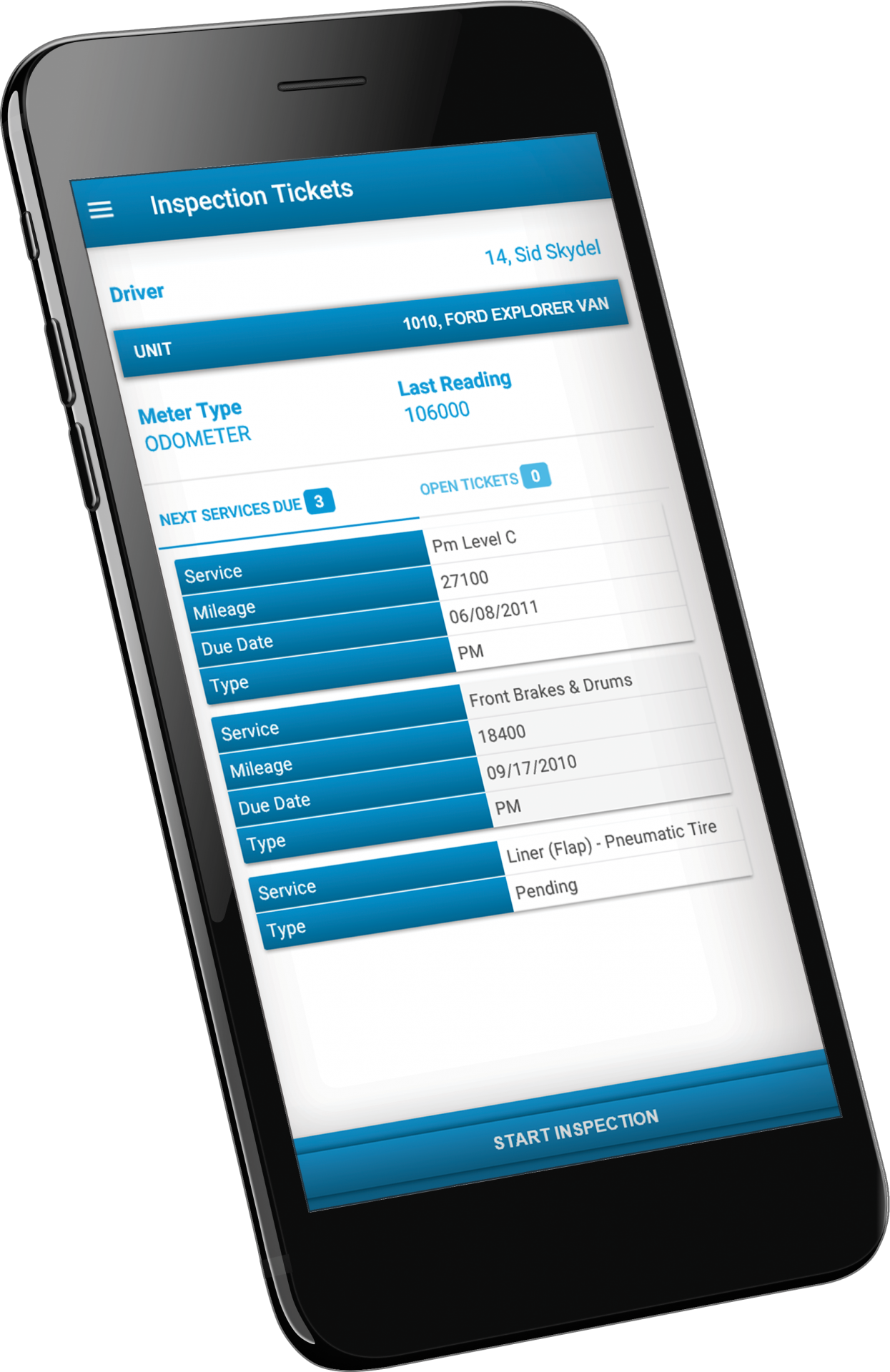 Mobile view of TMT Mobile Mechanic app