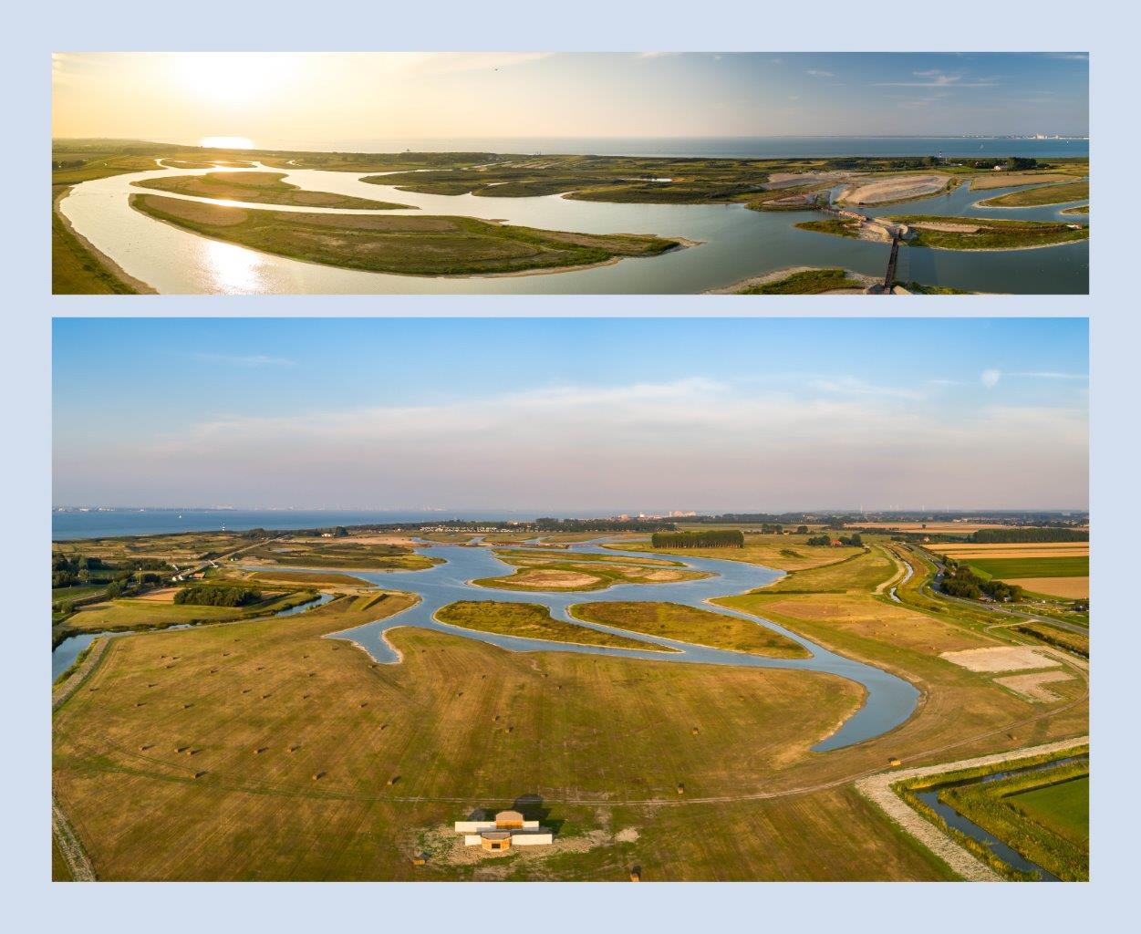Dronefoto's Waterdunen