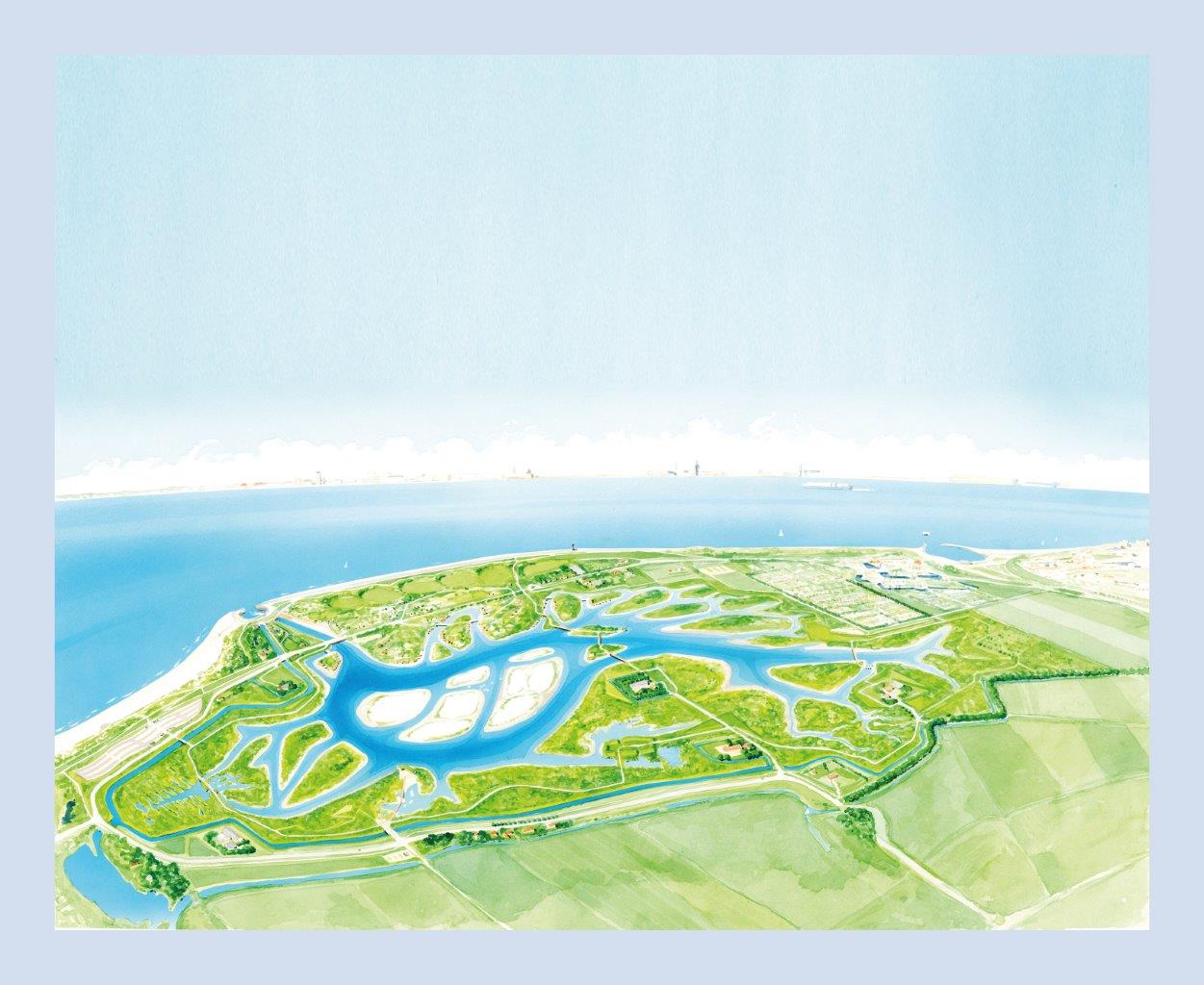 Artist impression Waterdunen