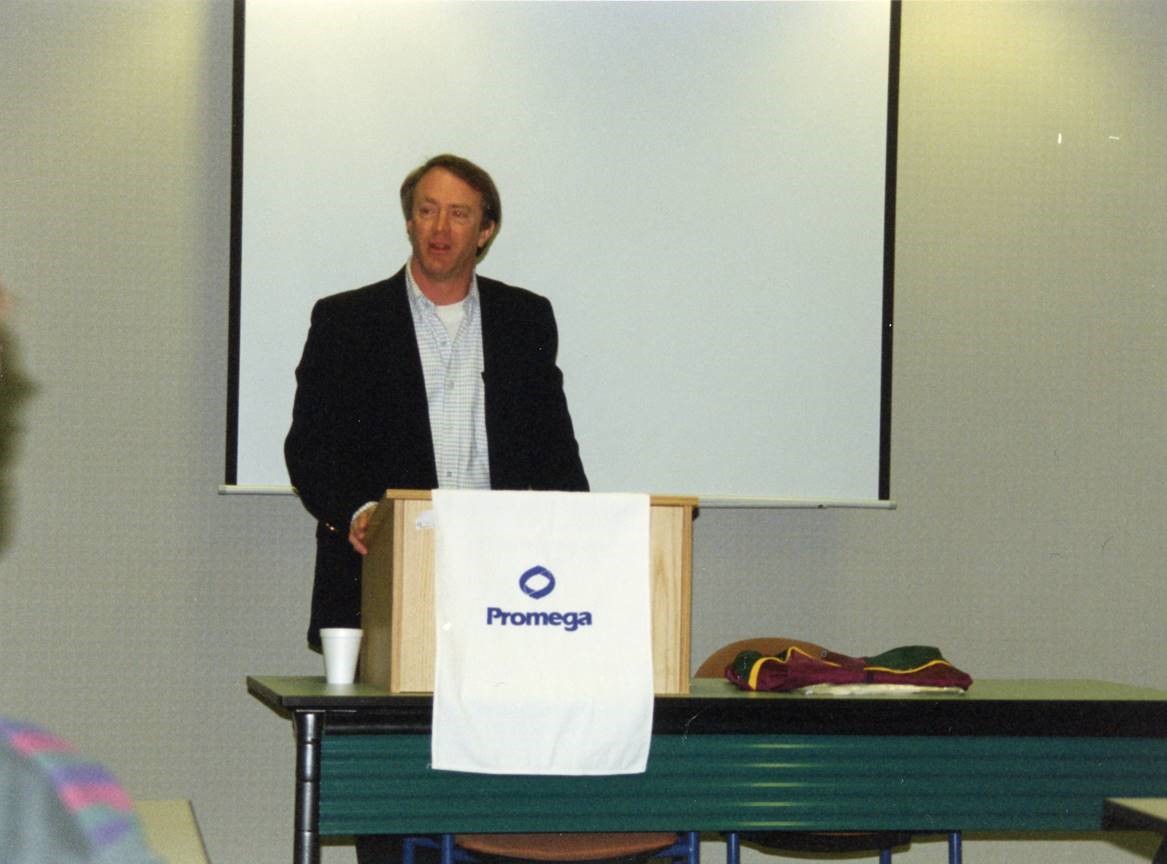 Bill Linton presents at early meeting